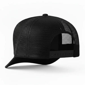 Boné de Pesca Zanter Hook Black visto de costas, mostrando sua aba curva