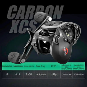 Todos os detalhes da Carretilha Piscifun Carbon XCS