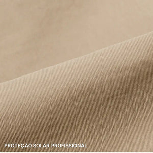 Detalhe do tecido do Chapéu de Pesca Zanter Outdoor Pro na cor caqui