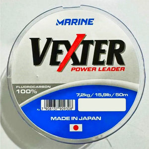 Carretel da Linha Fluorcarbono Marine Vexter mostrado de frente