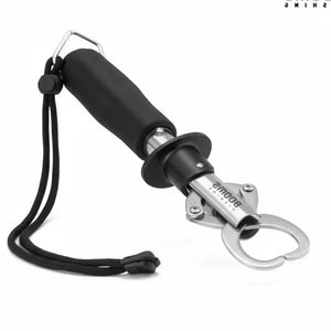 Alicate de Contenção Booms Gripper visto do lado direito, com suas pinças viradas para baixo