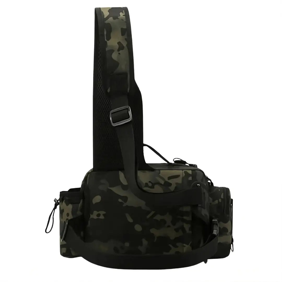 A Bolsa de Pesca Zanter Forest vista de costas