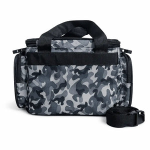 A Bolsa de Pesca Zanter Moor Camuflada vista de costas