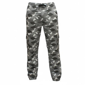 A Calça Tática Masculina Zanter Camuflada Cinza vista de frente
