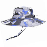 Chapéu de Pesca Urban Camo na cor azul em destaque