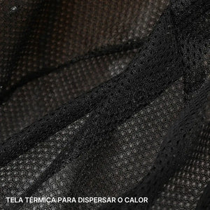 Detalhe da tela térmica que fica no forro do Chapéu de Pesca Zanter Outdoor Pro 