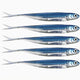 Close na Isca Artificial Soft Shad 5 Peças Blue sardine premium 