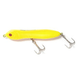 Isca Artificial Zig Zarinha Baby 80 Nelson Nakamura na cor verde limão apresentada do lado esquerdo