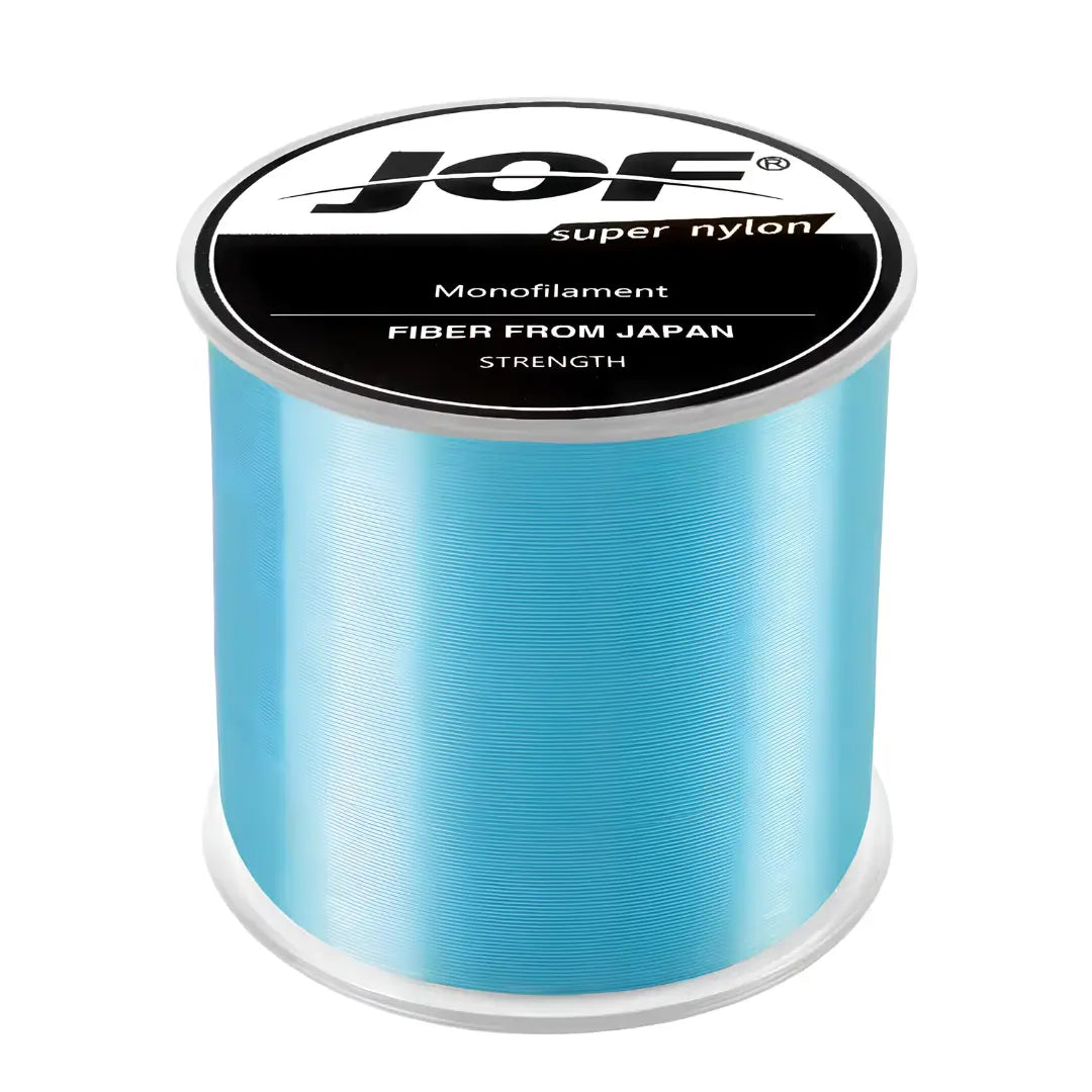 Carretel da Linha Monofilamento Jof Predator na cor azul em foco