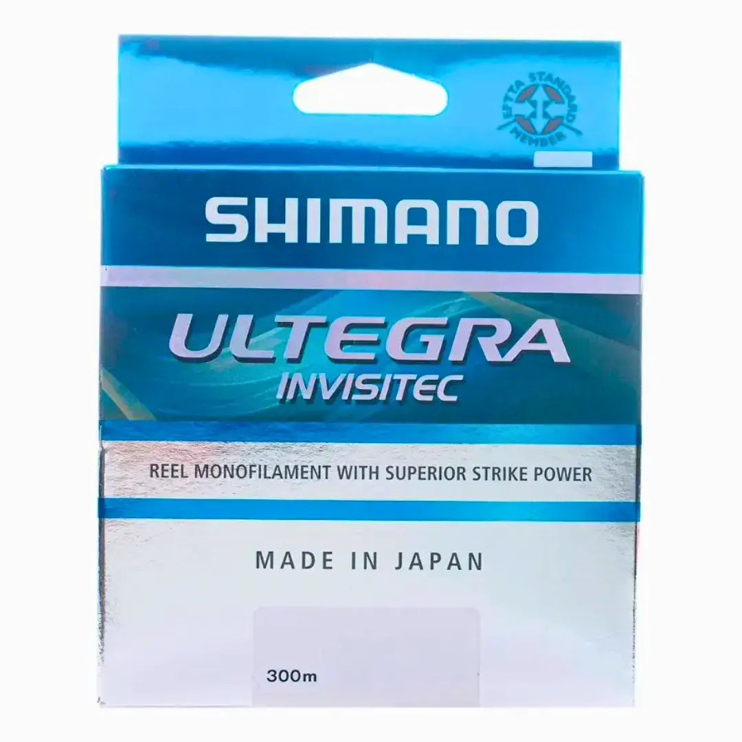 Caixa da Linha Monofilamento Shimano Ultegra Invisitec mostrada de frente