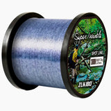 Carretel da Linha Monofilamento Zukibo Super Invisible na cor cinza em foco