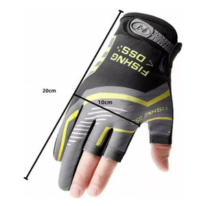 As medidas em comprimento e largura da Luva de Pesca Zanter Axis