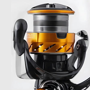 Foco no carretel do Molinete Daiwa Revros