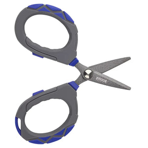 Tesoura de Pesca Booms Trimmer virada com sua ponta quadrada para o lado direito