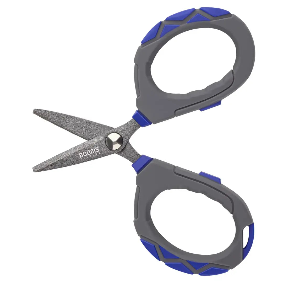 Tesoura de Pesca Booms Trimmer virada com sua ponta quadrada para o lado esquerdo